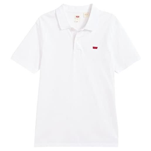 Levi's slim housemark polo, polo uomo, bright white, l