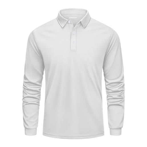 Cavva t-shirt rapida asciugatura uomo polo manica lunga uomo