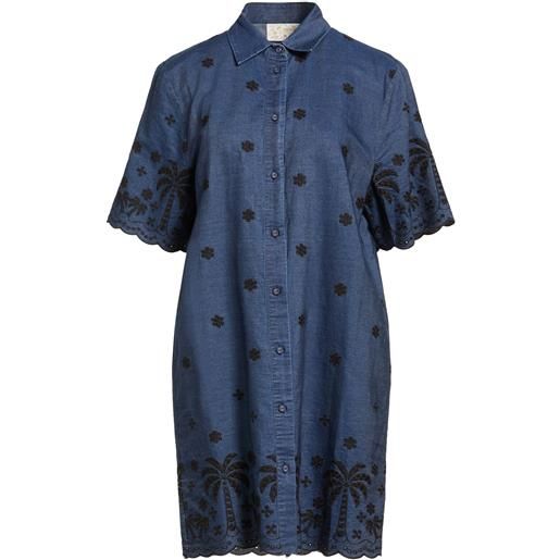 MC2 SAINT BARTH - vestito chemisier - blu