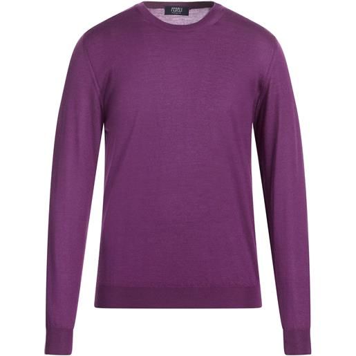 FEDELI - maglia in cachemire - viola