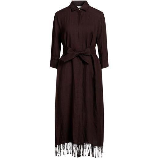 MAX MARA - vestito chemisier - cioccolato