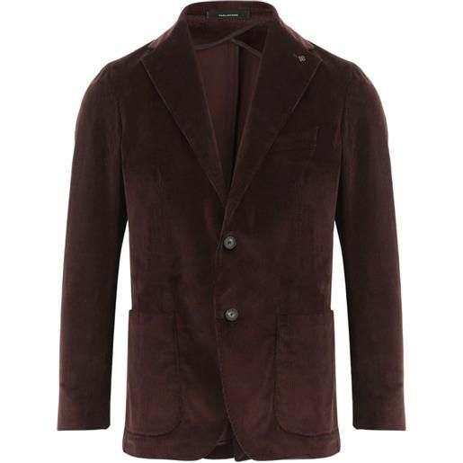 Tagliatore corduroy single-breasted blazer - marrone