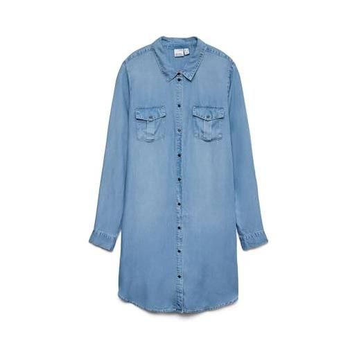 VERO MODA shirt dress vmsigga short dress | abito in denim
