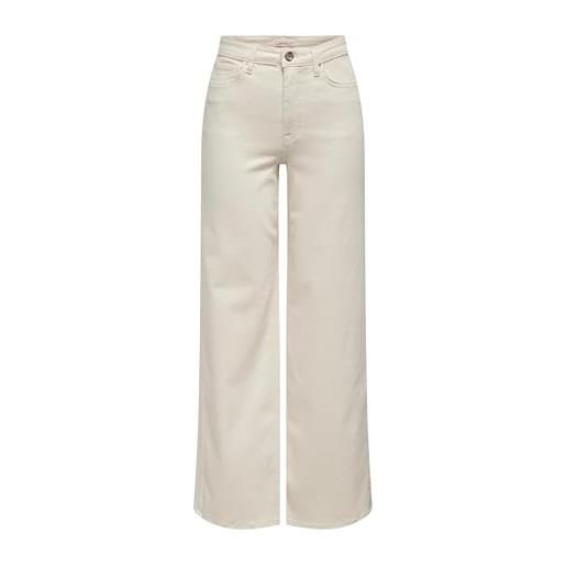 Only onlmadison blush hw wide dnm cro noos, rosa chiaro, (xs) w x 32l