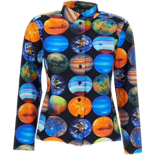 Irie' camicia con stampa - blu