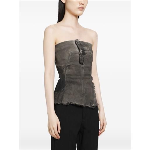 Rick Owens top tower - grigio