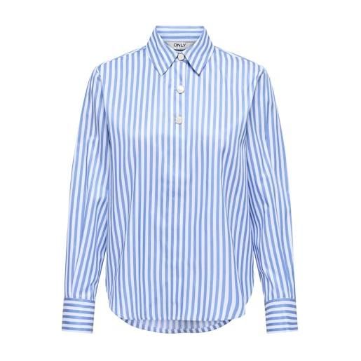 ONLY shirt onllyra oregon l/s-maglietta wvn, provenza, s donna