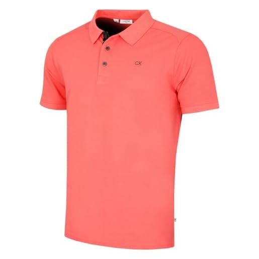 Calvin Klein polo golf uomo campus colletto coste - pesca mimetica - xxxxl