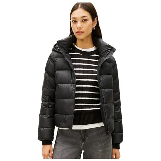 Tommy Hilfiger donna giacca imbottita down casual jacket con cappuccio