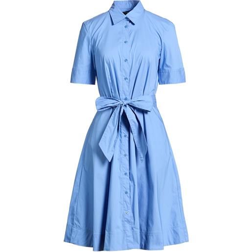 LAUREN RALPH LAUREN - vestito chemisier - blu chiaro