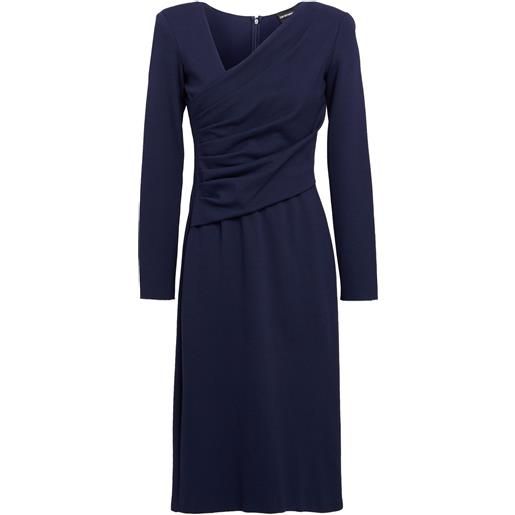 EMPORIO ARMANI - tubino - blu notte