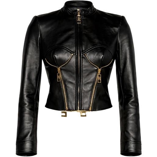 Elisabetta Franchi giacca con zip - nero