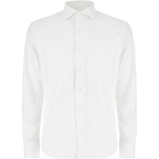 Alessandro Gherardi spread-collar long-sleeve shirt - bianco