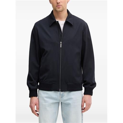 GUESS USA zip-up tailored jacket - blu