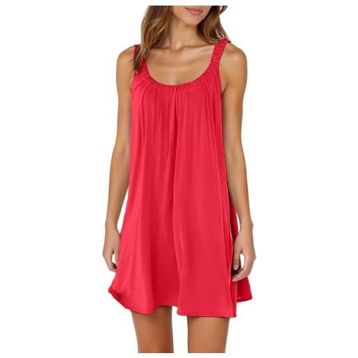 Generico vestiti donna estivi abito estivo donna vestiti lunghi vestito fresco abiti tubino lino corto abbigliamento corti elegante lungo prendisole eleganti curvy xs t shirt da mare cerimonia leggeri