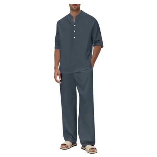Generic abbigliamento elegante estivo uomo lino matrimonio affidabili pantaloni ciclisti logo classici saldo antracite low chiari arabo cinese bottiglia 4xl alpino uscire tinta vestire