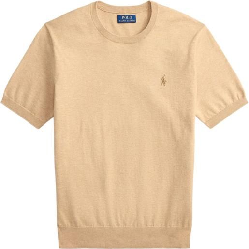 Polo Ralph Lauren t-shirt girocollo con ricamo - toni neutri