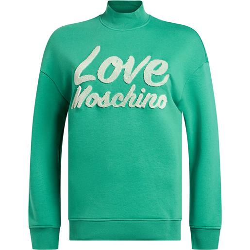 LOVE MOSCHINO - felpa - verde