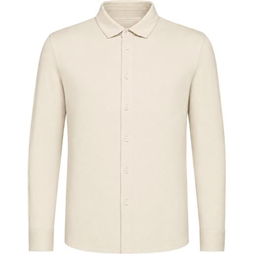 MAJESTIC FILATURES - camicia regular fit - grigio chiaro