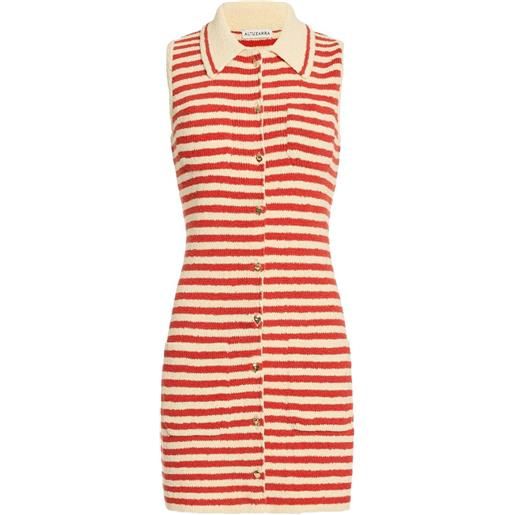 Altuzarra abito corto mamie a righe - rosso