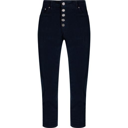 DONDUP - pantalone - blu notte