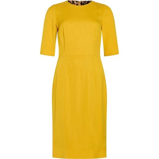 DOLCE&GABBANA - tubino - giallo ocra