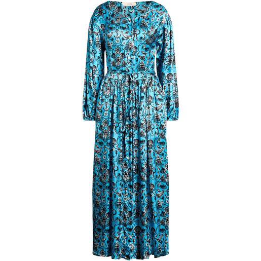 JUCCA - vestito lungo - azzurro
