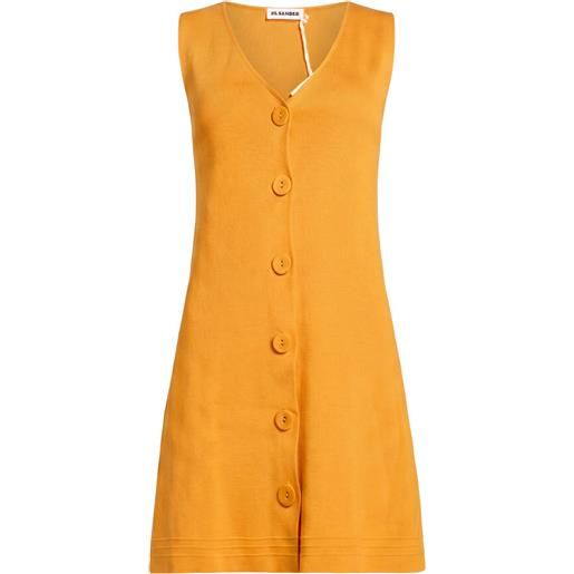 JIL SANDER - vestito corto - arancione