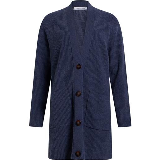 CARACTÈRE - cardigan - blu navy
