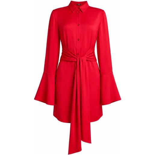ROTATE BIRGER CHRISTENSEN - vestito chemisier - rosso pomodoro