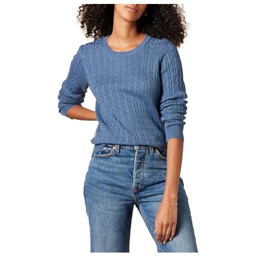 Amazon Essentials maglione leggero a maniche lunghe con lavorazione a trecce donna