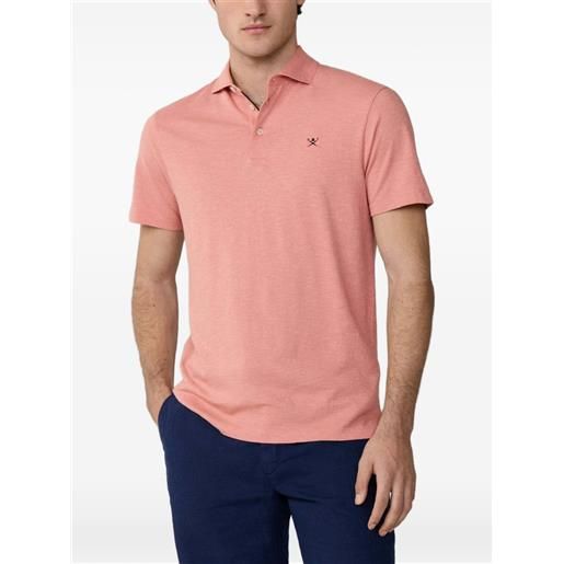 Hackett London polo con ricamo - rosa