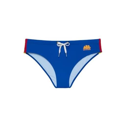 SUNDEK diwalter a9902 - costume da bagno a pantaloncino vintage, blu scuro, taglia s, 61602 - vintage sapphire 02, xxl