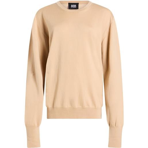 ALPHA STUDIO - pullover - cammello