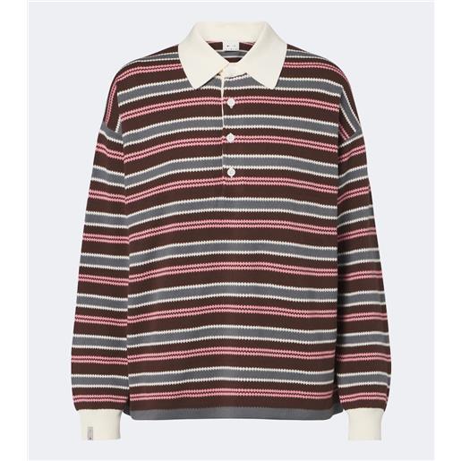 The Upside polo wonder in cotone a righe