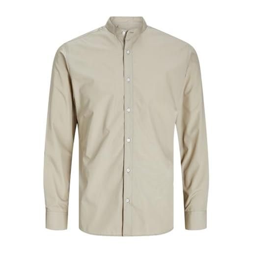 JACK & JONES jjjoe ls plain mao - maglietta, pure cashmere. , m