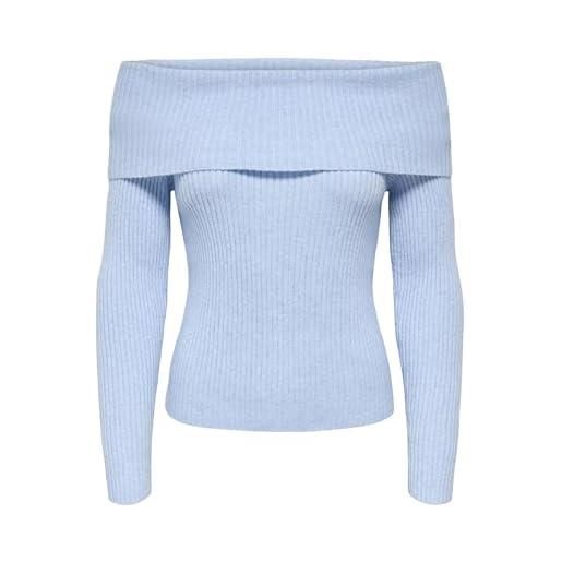Only maglione da donna onlkatia, kentucky blue. , s