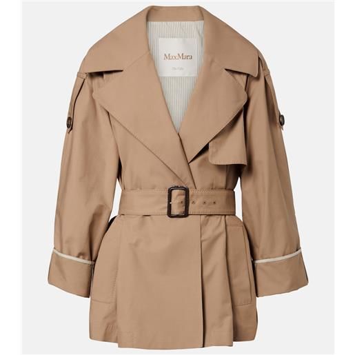 Max Mara trench clara in misto cotone