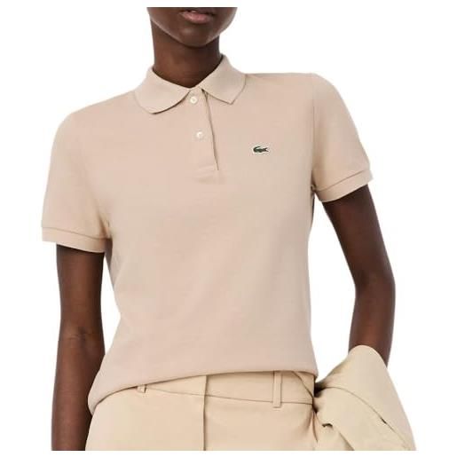Lacoste polo da donna beige regular fit