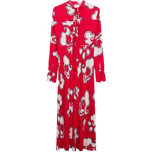 Dorothee Schumacher abito lungo a fiori - rosso