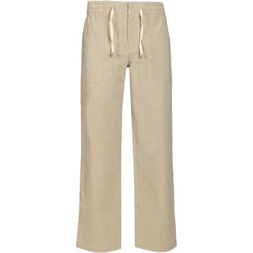 Drôle De Monsieur pantaloni elasticizzati in cotone - toni neutri
