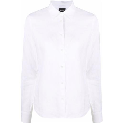 ASPESI camicia aderente - bianco
