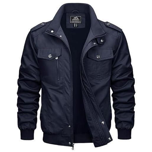 MAGCOMSEN giubbino uomo giacca leggero primaverile sahariana uomo estiva tattica militare casual autunno giacca
