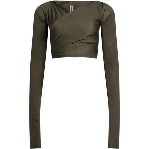 RICK OWENS - coprispalle - verde scuro
