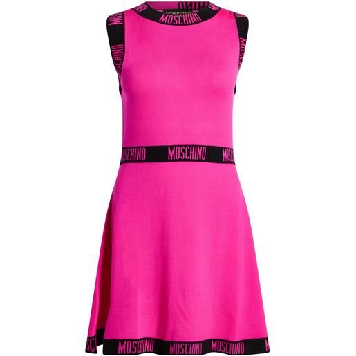 MOSCHINO - vestito corto - fucsia