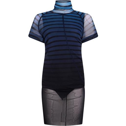 JEAN PAUL GAULTIER - tubino - blu navy
