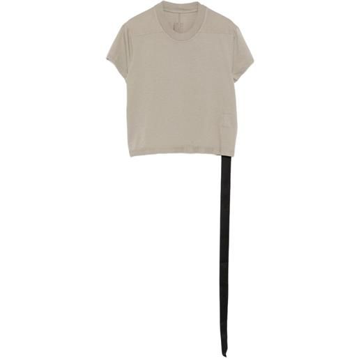 Rick Owens DRKSHDW t-shirt con rifinitura a coste - grigio