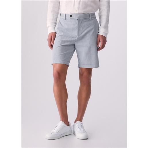 Liu jo bermuda a righe, denim scuro