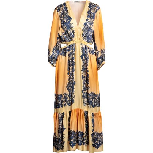 SANDRO - vestito lungo - arancione