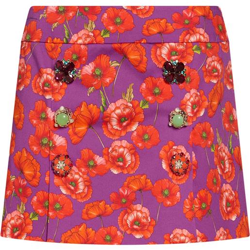 DOLCE&GABBANA - minigonna - malva